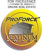 ProForce Platinum Award for excellence in Online Real Estate.
